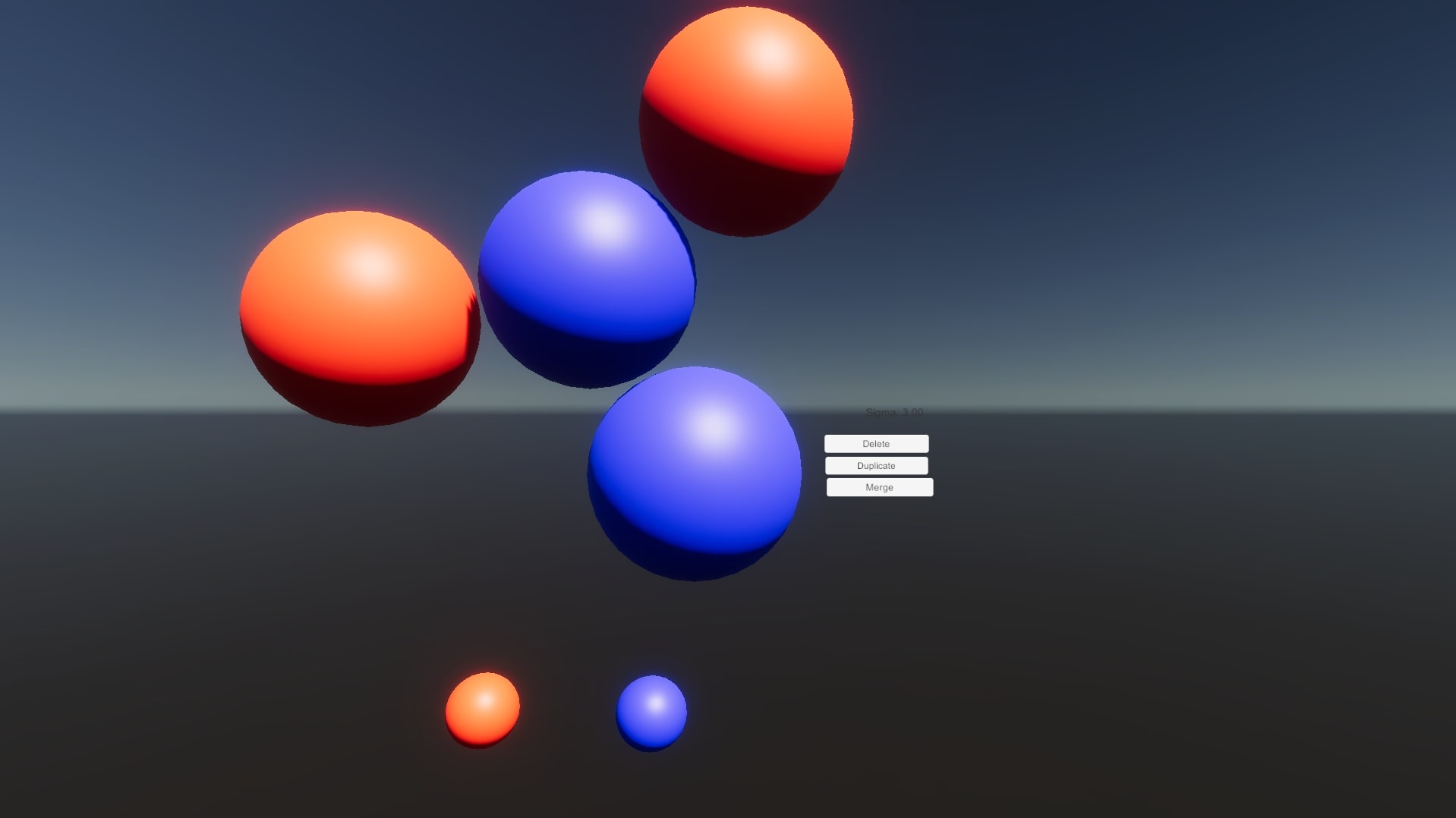 VR molecular simulation screenshot